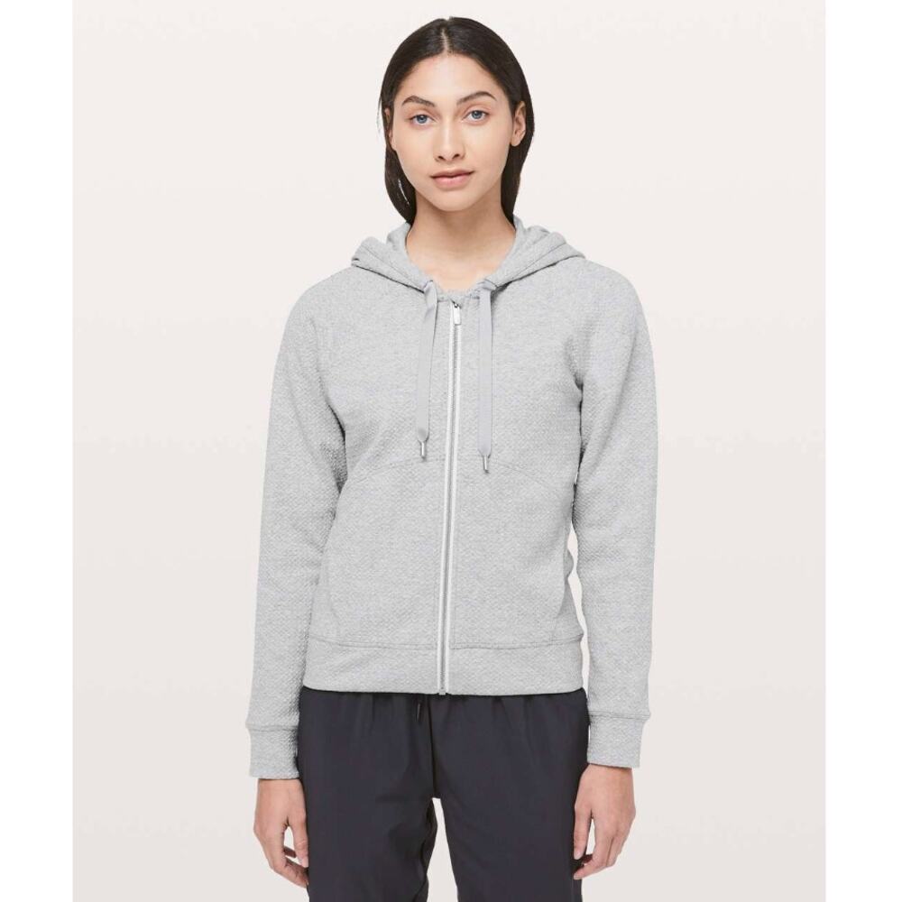 Lululemon Women's Catch A Moment Hoodie in Heathered Core Light Grey